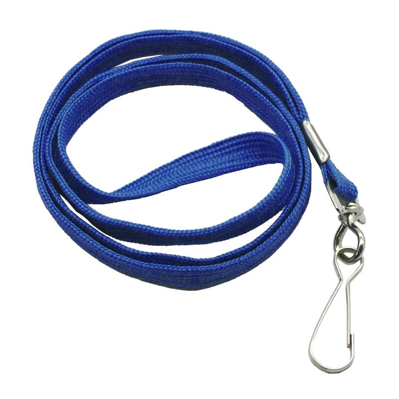 Beebel Lanyard 50PCS Lanyards with Swivel Hook clips for ID Name Badge Holder (Blue) - Image 4